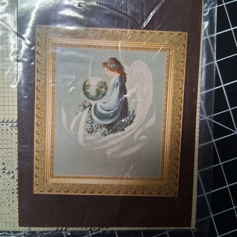 Lavender & Lace Earth Angel Cross Stitch Pattern LL16 Marilyn Leavitt-Imblum New